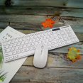 thumbnail image 4 of Juego de teclado y ratón inalámbricos ultradelgados, silenciosos, universales, 2,4g, para ordenador portátil y Pc, 4 of 5