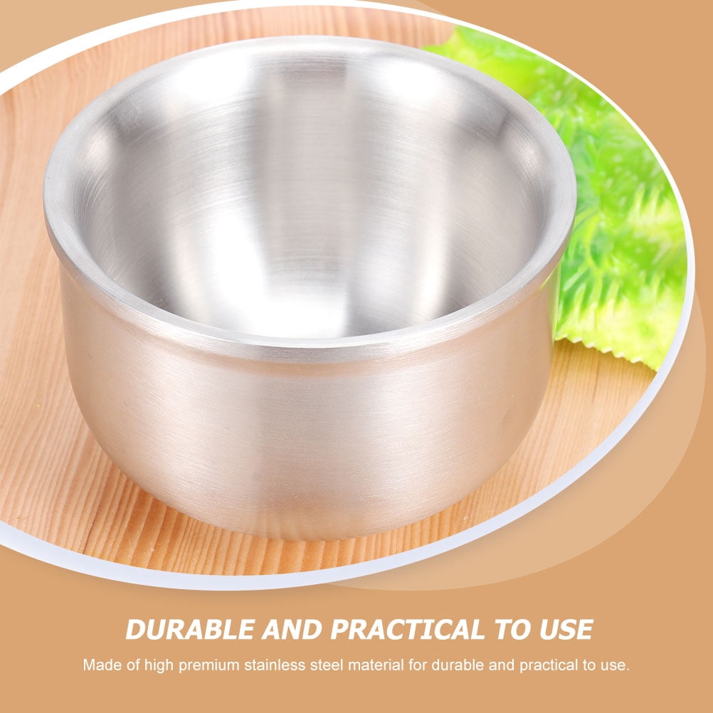 KHBUAB Household Ramen Bowl Heat-Resistant 304 Stainless Steel 2Pcs