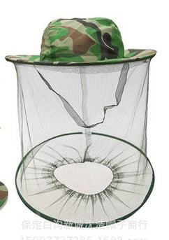 Anti Bee Face Cover Hat Beekeeping Flies Insects Net Mesh Protector Cap Sur