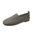 thumbnail image 2 of Women's Lightweight Knitted Loafers Casual Flat Shoes Comfortable Boat Shoes Flat Bottomed Breathable Shoes, 2 of 3
