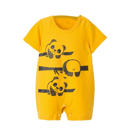 

Little Girl Onesies Sleeve Girls Clothes Jumpsuit Boys Romper Short Baby Animal Girls Romper Jumpsuit Toddler Summer Cool Play Daily Wear