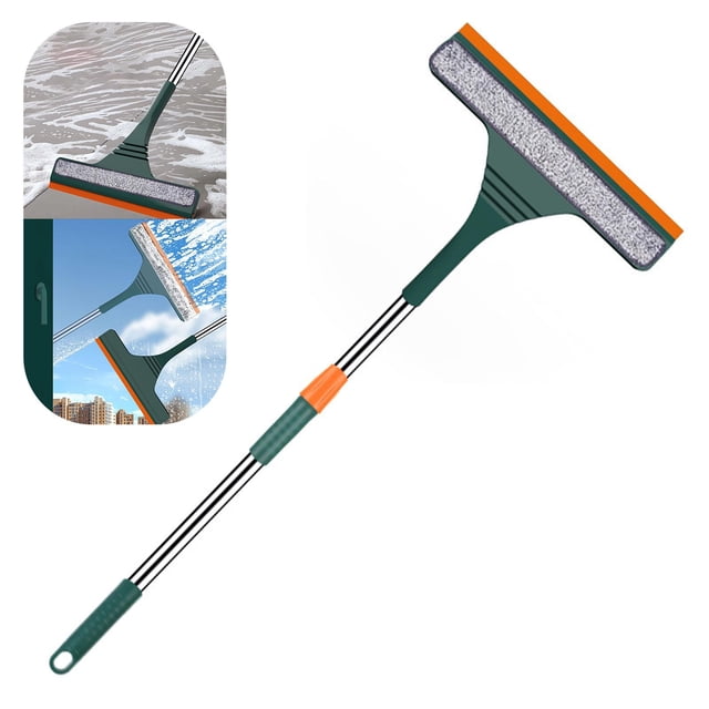 SuChun Cleaning Brush 2 In 1 Window Cleaning Kit Window Squeegee Cleaner Extendable Window Cleaner Tool Telescopic Window Cleaning Equipment