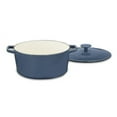 thumbnail image 4 of Cuisinart Chef's Classic Enameled Cast Iron 5 Qt. Round Covered Casserole-Provencal Blue, 4 of 4