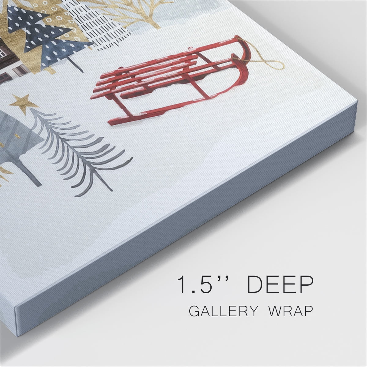 Christmas Chalet II- Gallery Wrapped Canvas