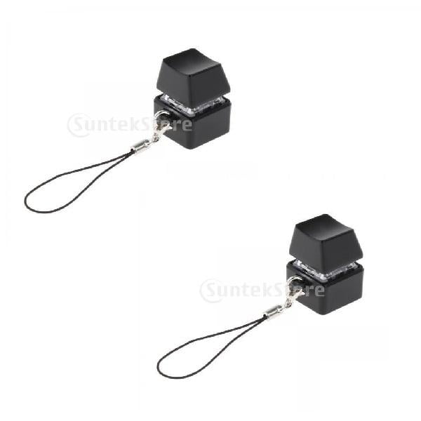 2x Probador de interruptor de teclados mecánicos, llavero, colgante, herramientas de prueba de interruptor, decoración de probador de eje DIY