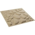 thumbnail image 6 of Ekena Millwork 19 5/8"W x 19 5/8"H Shale EnduraWall Decorative 3D Wall Panel, UltraCover Satin Smokey Beige (Covers 2.67 Sq. Ft.), 6 of 6