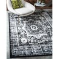 thumbnail image 1 of Unique Loom 3135025 7 x 10 ft. Imperial Lygos Rectangular Rug, Black, 1 of 1