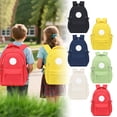 thumbnail image 3 of FUZHIQ Solid Color School Backpack for Ages 3rd 4th 5th 6th Grade Multi Side Pockets Breathable Padded Straps Simple Bookbag Elementary Back to School, 3 of 4