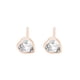 thumbnail image 4 of Arete para Mujer con Cristal Fino Swarovski en Forma de Corazon Mini – Bañado en Oro Rosa 14k– Arete Elegante y Brillante, Aretes de Mujer de Moda– Joyería para Mujer de Moda– Regalo especial Ortiz Espinosa Temporada, 4 of 6