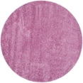 thumbnail image 2 of SAFAVIEH California Plush Solid Shag Area Rug, Pink, 4' x 4' Round - Modern Design, Pink, Non-Shedding & Easy Cleaning, Ultra Plush Thick Pile, Ideal for Living Room, Bedroom, 2 of 11