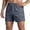Dark Gray, variant on LWavelet Men's Swim Trunks Shorts Drawstring Elastic Waist Running Shorts Athletic Beach Gym Shorts with Zipper Pockets