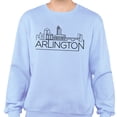 thumbnail image 2 of Skyline Arlington Virginia Sweatshirt Unisex 2X-Large Light Blue, 2 of 5
