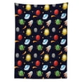thumbnail image 3 of Ambesonne Space Tablecloth Rectangular Table Cover, Cosmos with Sun Planets, 52"x70", Multicolor, 3 of 4