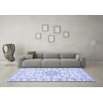 thumbnail image 3 of Ahgly Company Machine Washable Indoor Rectangle Medallion Blue Traditional Area Rugs, 6' x 9', 3 of 4