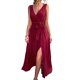 thumbnail image 2 of Vestido largo con abertura lateral,Vestido largo de verano para mujer Vestido largo para mujer Vestido sin mangas Máxima confiabilidad, 2 of 5