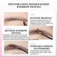 thumbnail image 5 of Double-Headed Eyebrow Pencil And Tint 4 Colors Waterproof Long-Lasting Eyebrow Kit With Tip And Spoolie -Proof Eyebrow Makeup For Beginner, 5 of 6