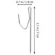 thumbnail image 2 of unbranded 50Ud Gancho Simple Para En S Plateado Con Deslizamiento Y, 2 of 7