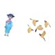 thumbnail image 5 of Figura de geisha kabuki asiática, estatua de resina, kimono japonés, accesorios para dormitorio o , adorno de pared coleccionable de made, 5 of 8
