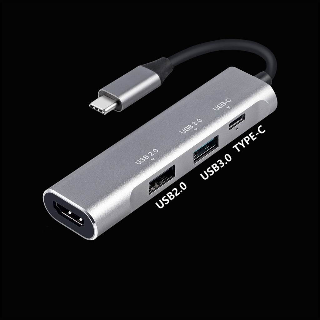 Portable Multifunction USB C Docking Station Charging, USB 3.0 Port for Laptops and Smartphones Homes Office Setups