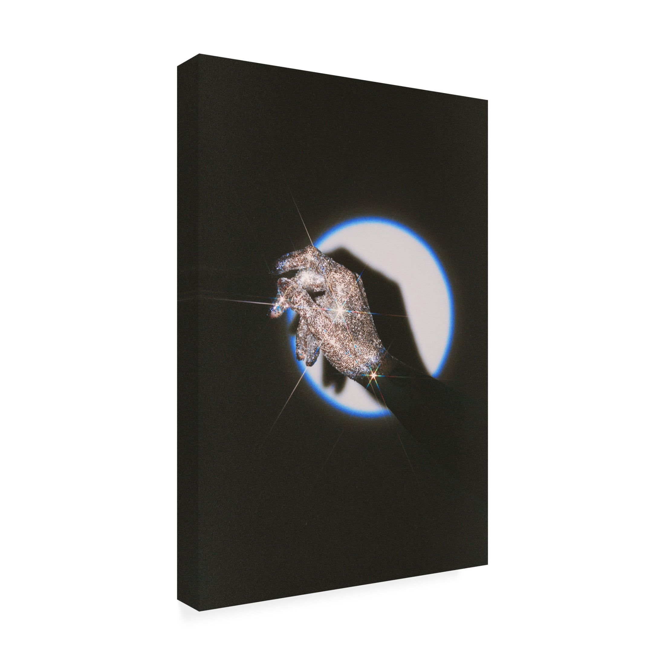 Canvas Wall Art - Samantha Hearn 'Glitter Hand' Wall Art for Living Room, Bedroom, or Office D?cor by Trademark Fine Art - 22 x 32 Inches
