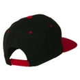 thumbnail image 4 of Greek Alphabet RHO Embroidered Two Tone Cap - Black Red OSFM, 4 of 5