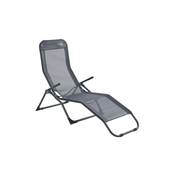 Naterial Camastro Plegable de Acero y Textileno 2 Posiciones Reclinable , Modelo Kroma