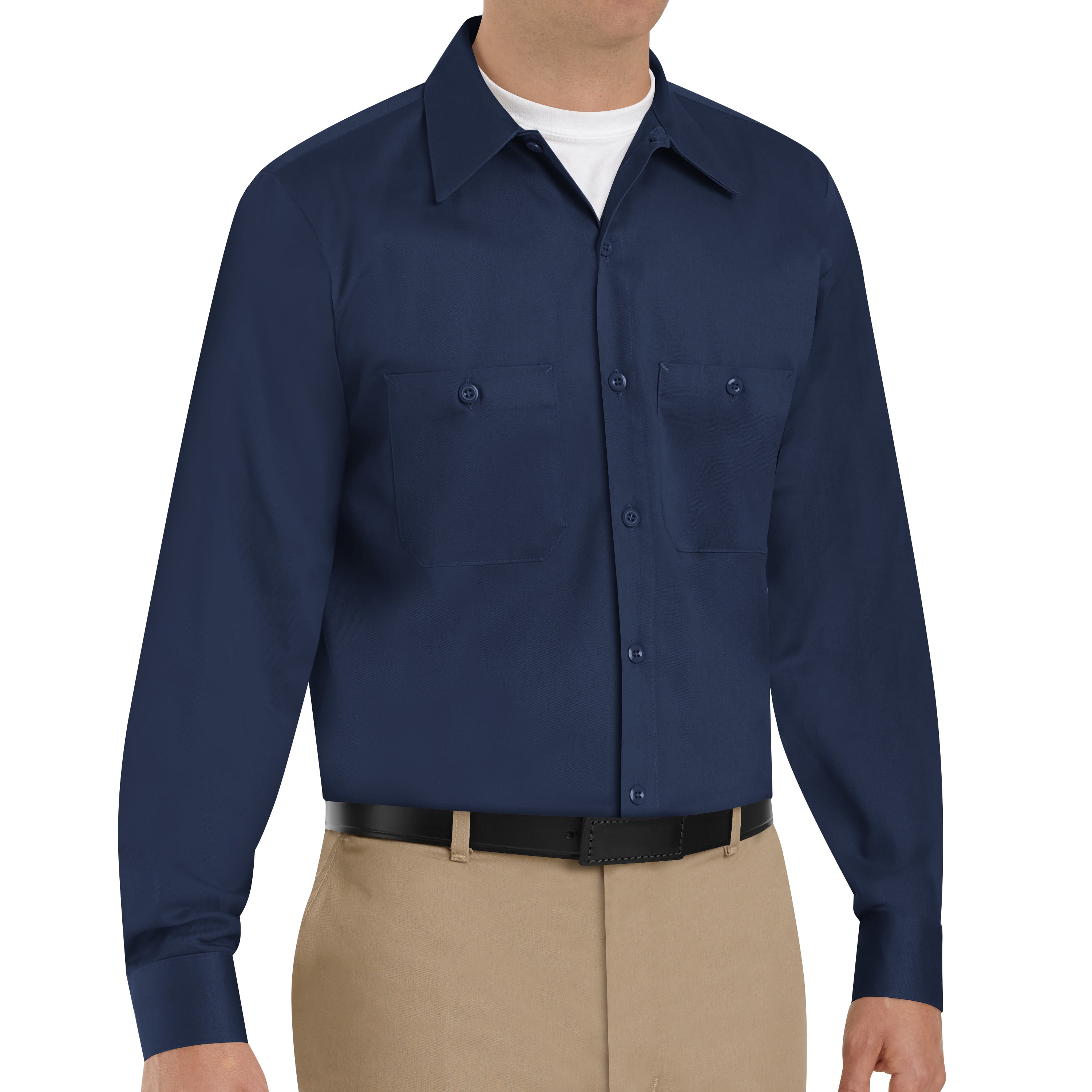 Men's Long Sleeve Wrinkle-Resistant 