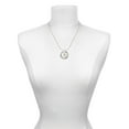 thumbnail image 3 of Delight Jewelry Silvertone Runner Silhouette in Heart Silvertone Grandmother Ring Charm Necklace, 18", 3 of 4