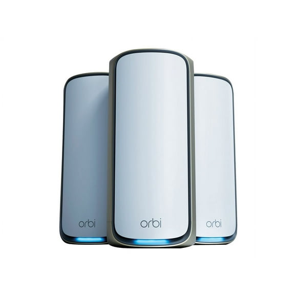 NETGEAR Orbi 970 Series - Wi-Fi system - (router, 3 extenders) - up to 10,000 sq.ft - mesh 1GbE - Wi-Fi 7 - Multi-Band