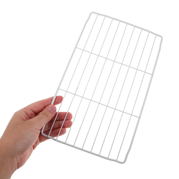 OUNONA 2Pcs White Wire Shelf Dividers for Freezer Easy Maintenance and Strong Material