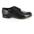 thumbnail image 6 of Mens Madison Anaconda Print Leather Stacy Adams Shoes Black 00055-001, 6 of 7