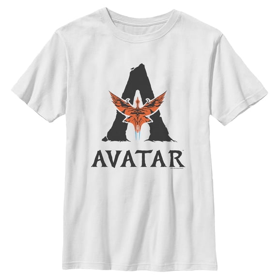 Boys Avatar: Fire and Ash Toruk Official Black Logo T Shirt