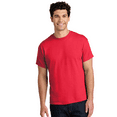 thumbnail image 5 of Gildan Men’s Heavy Cotton Short Sleeve T-Shirt, Taped Neck Blank Red Casual Tee, 9 Pack, S, 5 of 5