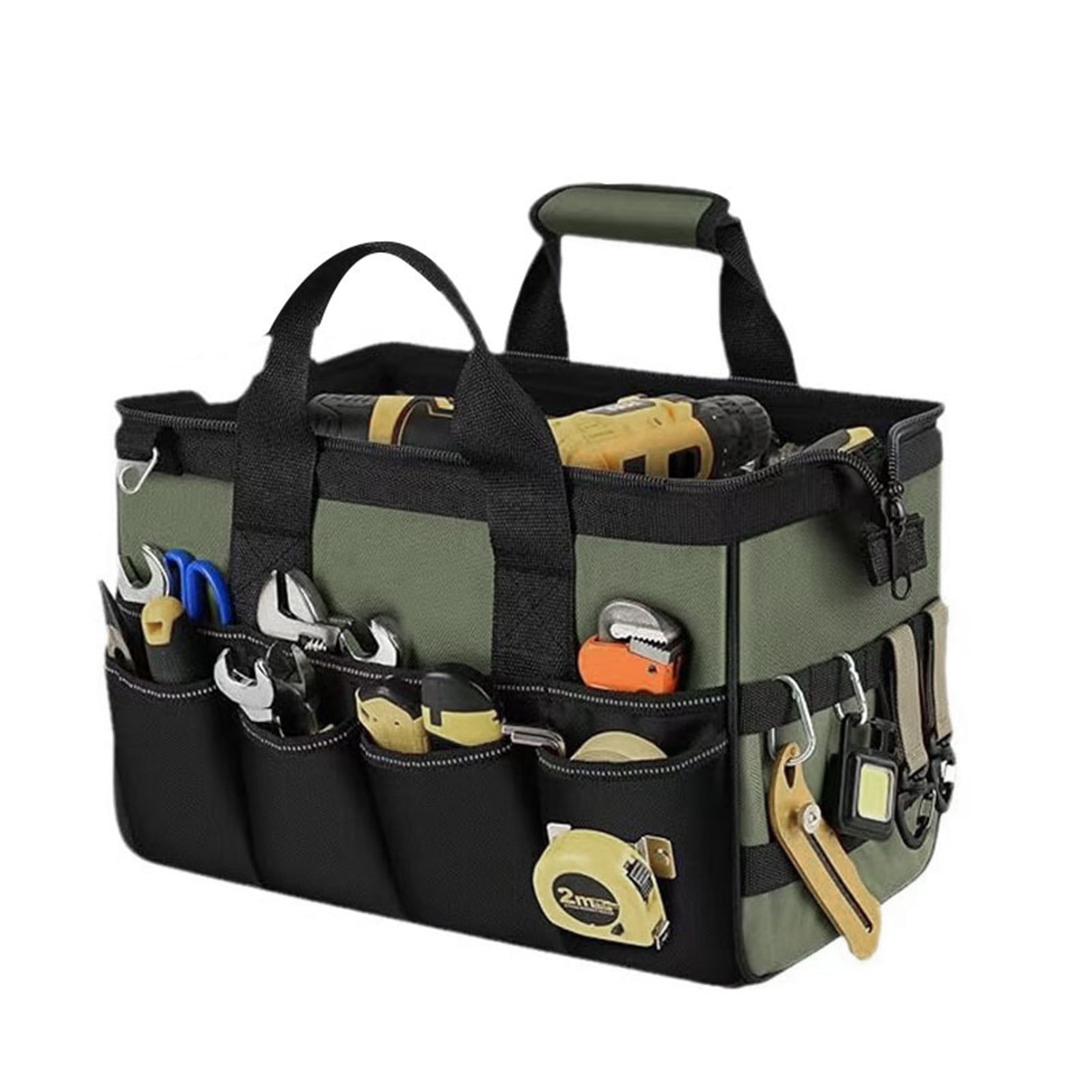 12/15inch Oxford Cloth Tool Bag Maintenance Storage Bag for Easy Organization Transport Tool Workshops Homes Electrician