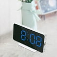 thumbnail image 3 of Escritorio moderno/reloj despertador digital de pared Temperatura Fecha Modo de semana USB Azul Zulema reloj despertador digital, 3 of 6