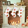 thumbnail image 7 of GZHJMY Strawberry Christmas Stocking, Personalized Large Candy Stocking Hanging Gift, Xmas Stockings Decoration for Family Holiday Party Ornaments Decor Fireplace, 7 of 7