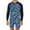 Blue, variant on Conairie Boys One Piece Swimsuit Stretch Long Sleeve Rash Guard Bathing Suit with Zipper Beach Lightweight Swimwear Green