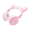thumbnail image 4 of Audífonos con Micrófono - Bluetooth con Diadema de Gato y Luz Led - Rosa Virtual Zone  VZ-EARBT45P, 4 of 4