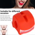 thumbnail image 3 of Face Muscle Masseter Trainer Fitness Silicone Jaw Exercise Ball with Box Lanyard LRed, 3 of 4