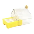 thumbnail image 4 of S SERENABLE Parrot Bathing Box Cage Accessory Accessory for Budgerigar Parakeets Finches Yellow, 4 of 9