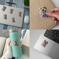 thumbnail image 4 of 3 Pcs The Audacity Sticker, Skeleton Sticker, Tarot Sticker, Mystery Sticker Flower Sticker Floral Mysterious Bookish Tarot Card Sticker for Laptop Phone Water Bottle Cars Phone Case Laptop 3"x3", 4 of 5