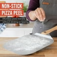 thumbnail image 4 of Chef Pomodoro Aluminum Metal Pizza Peel with Foldable Wood Handle for Easy Storage, Pizza Spatula, Gourmet Luxury Pizza Paddle for Baking Homemade Pizza Bread (12 inch), 4 of 4