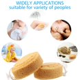 thumbnail image 4 of Esponja corporal de espuma de 6 piezas, esponja de baño exfoliante suave, esponja de ducha, depurador corporal para adultos y niños, suministros de limpieza corporal, 5,5 pulgadas Ormromra CZMR-ST204, 4 of 6
