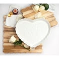 thumbnail image 5 of Way to Celebrate 1pk White Ceramic Heart Serving Tray, 5 of 5