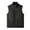 Black, variant on Mens Breathable Mesh Lined Utility Vest Big and Tall 5XL, Lightweight Quick Dry Summer Cargo Vest with Multi-Pockets, Khaki,Size XL