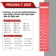 thumbnail image 2 of 28 Comprobador de Roscas para Tuercas y Pernos con 14 Tamaños Métricos y 14 Estándar, Tamaño de Perno y Calibre de Rosca con Almohadillas para Alimentos, Rojo, 2 of 5