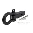 thumbnail image 2 of Bulletproof Attaches D-Ring ED25SHACKLE s'Adapte à une Tige de 2-1/2 Pouces; Diamètre Intérieur de 3-1/8 Pouces; Capacité de 36000 Livres; Revêtu de Poudre; Noir; Acier, 2 of 13