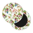 thumbnail image 2 of Bingfone12 Inch Padded Round Bar Stool Cover Cushion With Elastic Fabric Round Chair Seat - Birds And Flowers, 2 of 7