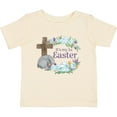 thumbnail image 3 of Inktastic It's My 1st Easter with Cross and Flowers Boys or Girls Baby T-Shirt, 3 of 5
