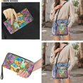 thumbnail image 3 of ZUXONGSY Golden Retriever Butterfly Floral Print PU Leather Crossbody Hobo Bag & Wallet Set for Women, Spacious Satchel with Adjustable Strap for Work & Travel, 3 of 5
